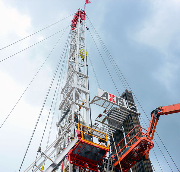 Axis Operates Some of the Tallest Rigs for Well Completion Services